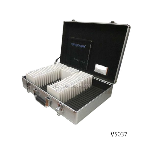 VS037 Aluminum Stone Sample Case