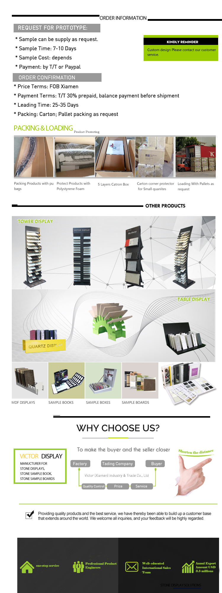 stone display Stands