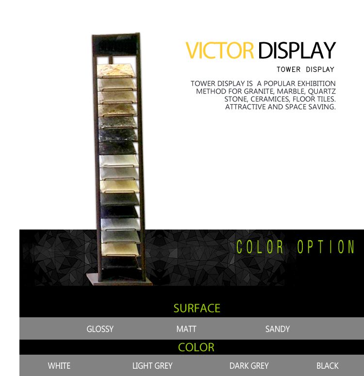 VQ105 Granite and Marble Stone Tile Display Rack