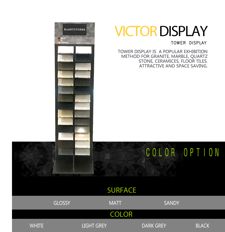 VQ108 Quartz Kitchen Worktops Sample Display Stand