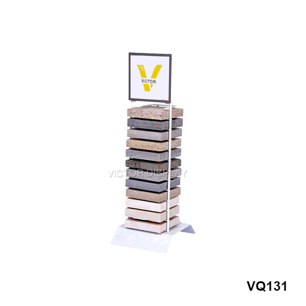 Stone Table Top Display Rack