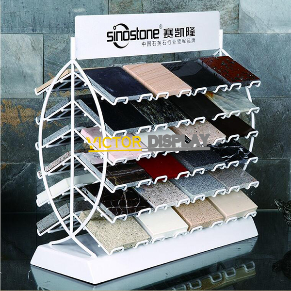 Double Side Stone Sample Display Rack