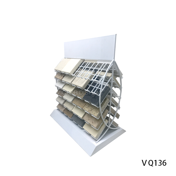 Double Side Stone Sample Display Rack