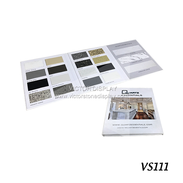 Quartz Stone Sample Display Book