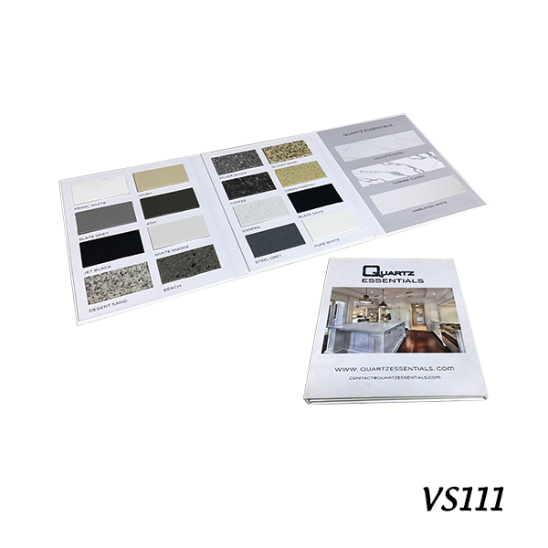 VS111 Quartz Stone Sample Display Book 